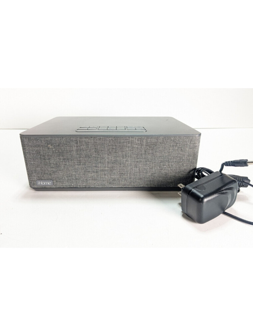 iHome IBT233V2G Bluetooth Dual Alarm Stereo Clock Radio (1270233) - Gray